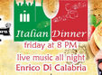  italian dinner party recital live enrico di calabria