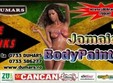 jamaican bodypainting in club dumars din bucuresti