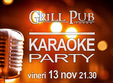 karaoke party in grill pub