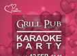 karaoke party in grill pub 