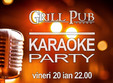 karaoke party in grill pub 