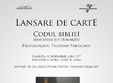 lansare de carte codul bibliei semnatura lui dumnezeu
