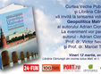 lansare de carte geopolitica matrioskai adrian cioroianu timisoara