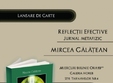 lansare de carte reflectii efective jurnal metafizic cluj