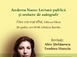lectura publica si sesiune de autografe andreea nanu 