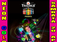 neon color party la clock s