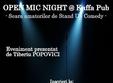 open mic night for stand up kaffa pub