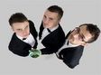 residence deejays in green club