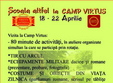 scoala altfel la camp virtus