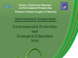 simpozion international environmental protection si ecological education timisoara