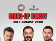 stand up comedy cu mocanu raul gherghe pe terasa comics club