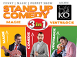 stand up comedy magie si ventrilocie 3 in 1