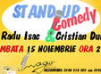 stand up comedy sambata 15 noiembrie bucuresti