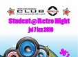 student retro night in club opium