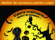  suport de lumanare palaria vrajitoarei atelier de ceramica 
