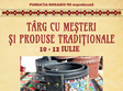 targ cu mesteri si produse traditionale