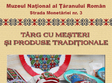 targ cu mesteri si produse traditionale