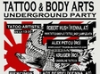 tattoo body arts underground party in underworld