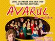 teatru avarul de moliere pe 14 aprilie ultima reprezentatie 