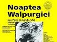 teatru noaptea walpurgiei sau pasii comandorului 