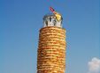 turnul din pizza la bucharest food festival