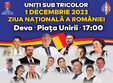  uni i sub tricolor de 1 decembrie 2023 la deva