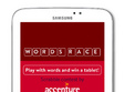 poze words race scrabble contest by accenture