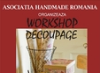 workshop decoupage la carturesti