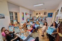 wine paint night out la sediu