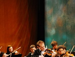 orchestra universitaria a universitatii nationale de muzica bucuresti pe scena filarmonicii pitest 8