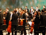 orchestra universitaria a universitatii nationale de muzica bucuresti pe scena filarmonicii pitest 11
